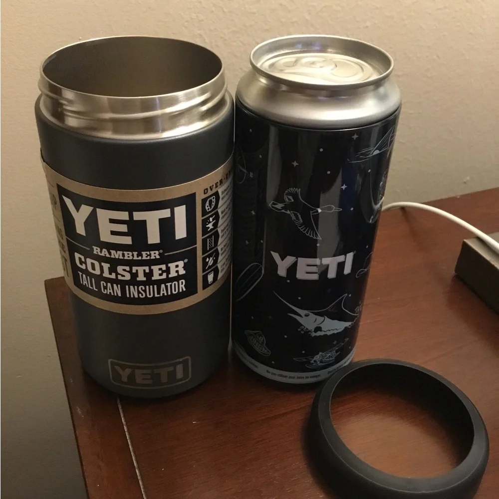 YETI Rambler 16 oz. Colster Tall Can Insulator for Tallboys & 16 oz. Charcoal - Picture 2 of 6